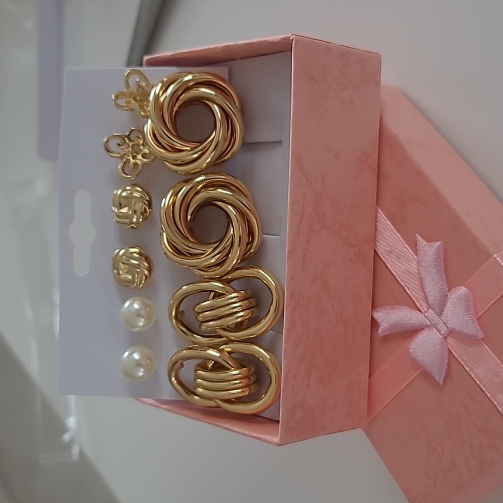 5pairs women earing